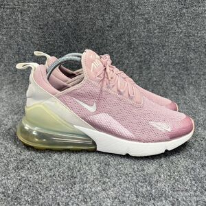 Nike Air Max 270 Running Shoes Women's Size 9.5 Element Rose‎ Athletic Sneakers